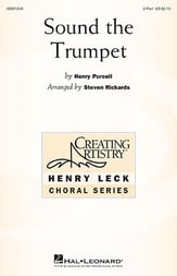 Sound the Trumpet SA choral sheet music cover
